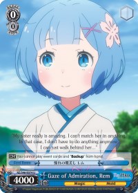 Gaze of Admiration, Rem (RZ/S46-E074 U) - Re:ZERO