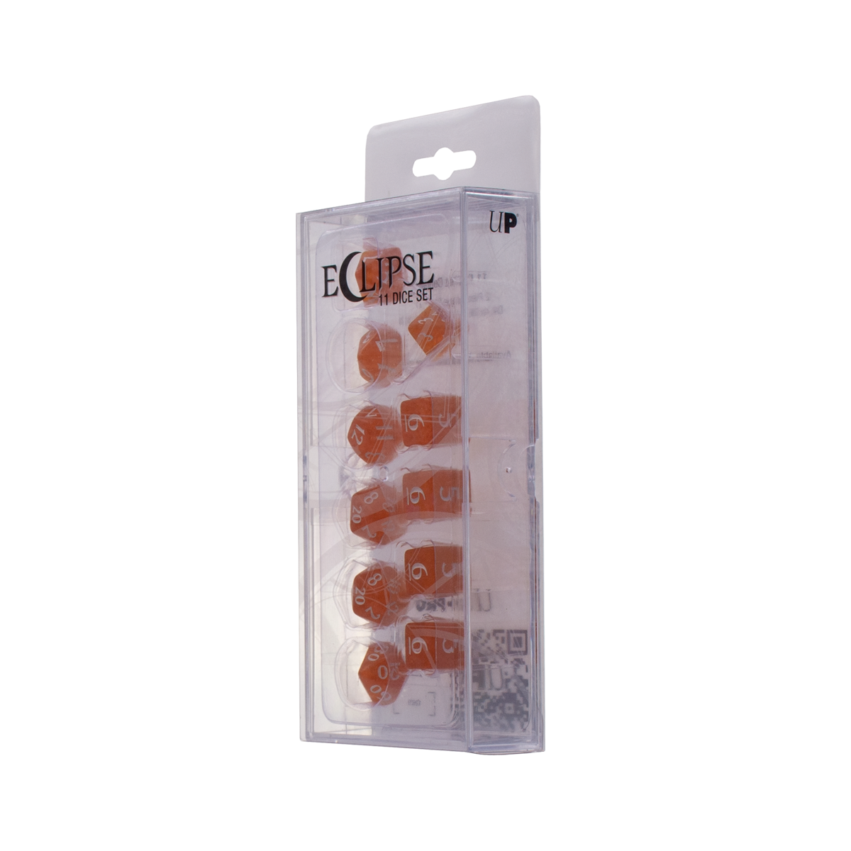 Ultra PRO: 11-Dice Set - Eclipse (Pumpkin Orange)