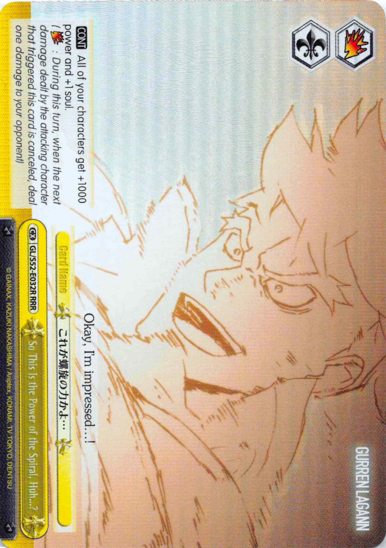 So This Is the Power of the Spiral, Huh...? (RRR) (GL/S52-E032R) - Gurren Lagann