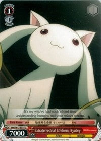 Extraterrestrial Lifeform, Kyubey (MM/W17-E075 C) - Puella Magi Madoka Magica