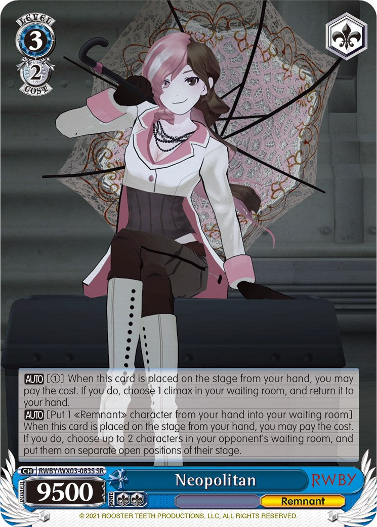 Neopolitan (SR) (RWBY/WX03-083S SR) - RWBY