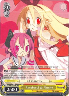 Raspberyl & Flonne (DG/EN-S03-E002 RR) - Disgaea
