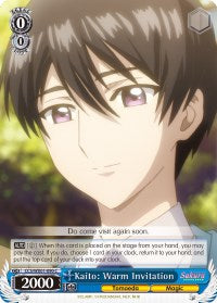 Kaito: Warm Invitation (CCS/WX01-090 C) - Cardcaptor Sakura: Clear Card