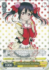 "That's Our Miracle" Nico Yazawa (LL/EN-W01-009 R) [Love Live! DX]