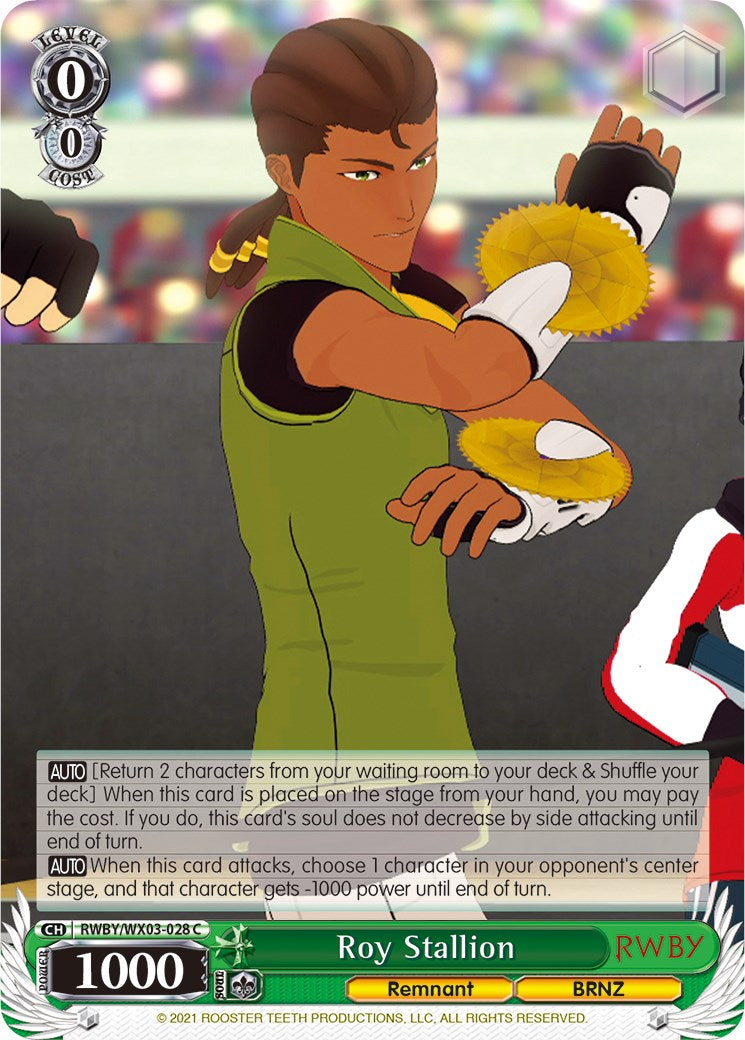 Roy Stallion (RWBY/WX03-028 C) - RWBY