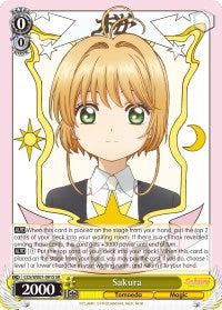 Sakura (SR) (CCS/WX01-001S SR) - Cardcaptor Sakura: Clear Card