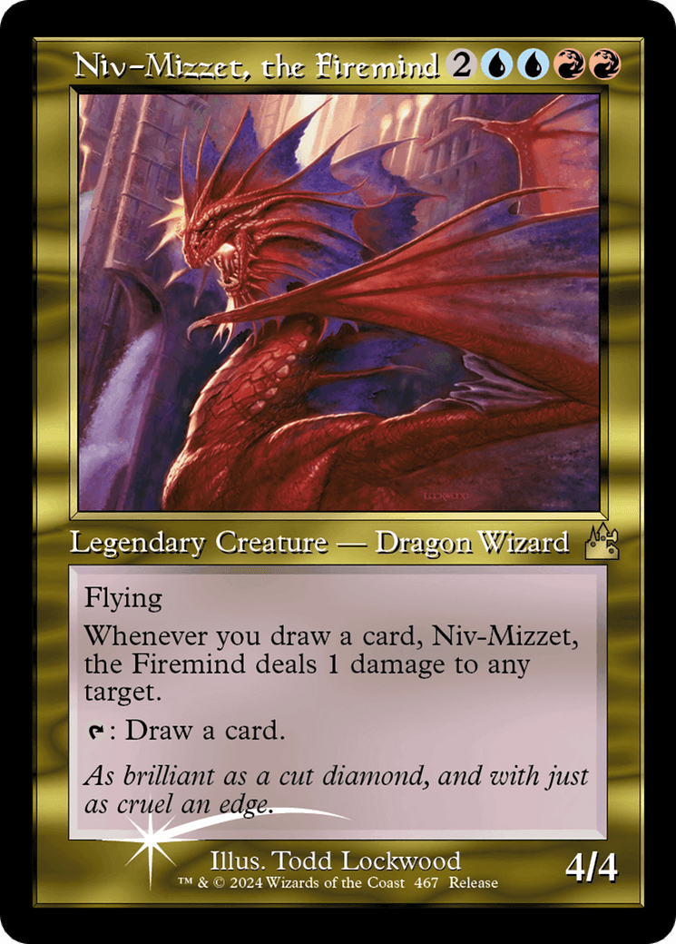 Niv-Mizzet, the Firemind (Retro Frame) [Ravnica Remastered] - Josh's Cards