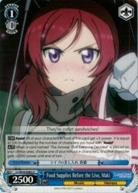 Food Supplies Before the Live, Maki (LL/W34-E083 U) - Love Live! Vol. 2