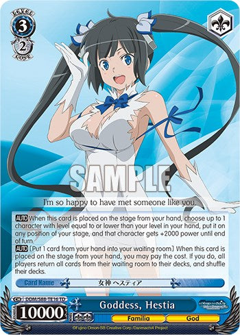 Goddess, Hestia (DDM/S88-TE16 TD) - Is it Wrong to Try to Pick Up Girls in a Dungeon?
