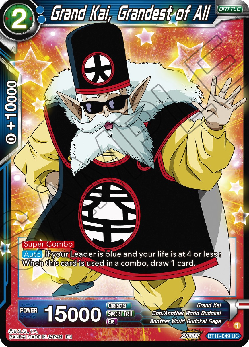 Grand Kai, Grandest of All (BT18-049) [Dawn of the Z-Legends]