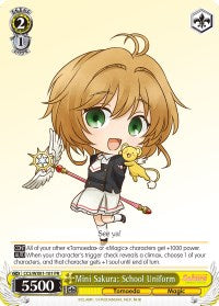 Mini Sakura: School Uniform (CCS/WX01-101 PR) - Cardcaptor Sakura: Clear Card