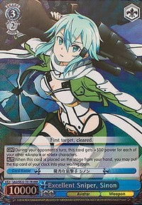 Excellent Sniper, Sinon (RRR) (SAO/SE23-TE17R RRR) - Sword Art Online II