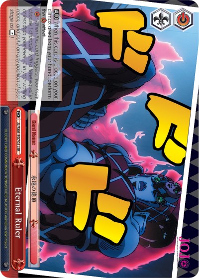Eternal Ruler (JJR) (Gold Stamp) (JJ/S66-E070J JJR) - JoJo's Bizarre Adventure: Golden Wind