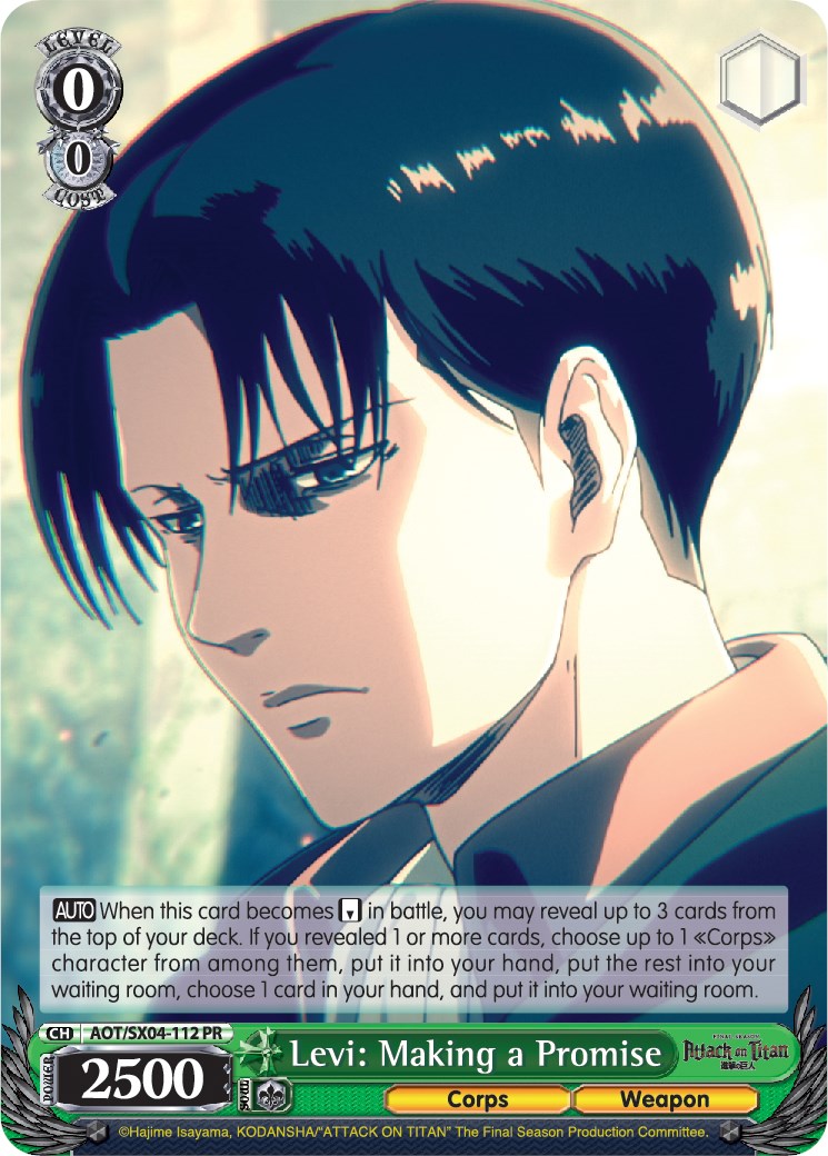 Levi: Making a Promise (AOT/SX04-112 PR) - Attack On Titan: Final Season