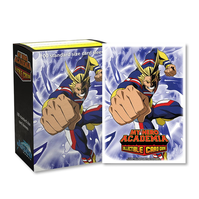 Dragon Shield My Hero Academia All Might Textured Back Art Sleeves 100-Count