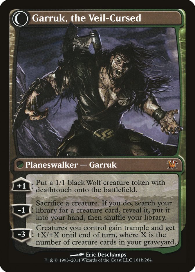 Garruk Relentless // Garruk, the Veil-Cursed (ISD-181) - Innistrad: (Double Faced Transform)