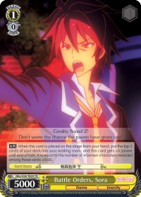 Battle Orders, Sora (NGL/S58-TE04 TD) - No Game No Life
