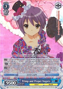 Primp and Proper Nagato (RRR) (SY/W08-E077R RRR) - The Melancholy of Haruhi Suzumiya