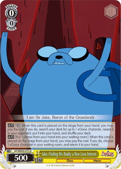 Jake: Finding His Buddy a New Love Interest (AT/WX02-015 U) - Adventure Time