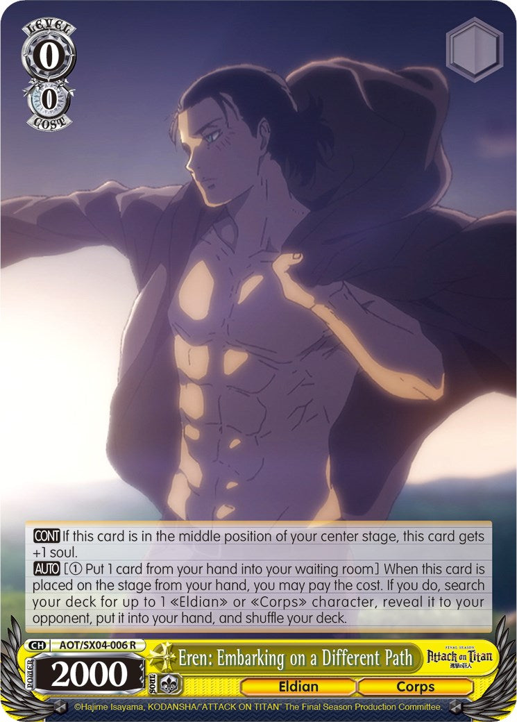 Eren: Embarking on a Different Path (AOT/SX04-006 R) - Attack On Titan: Final Season