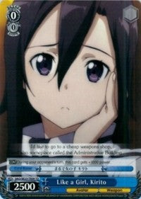 Like a Girl, Kirito (SAO/SE23-TE09 TD) - Sword Art Online II