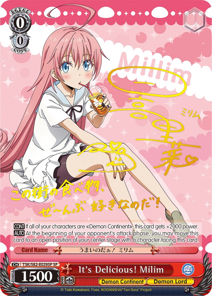It's Delicious! Milim (SP) (TSK/S82-E029SP SP) - That Time I Got Reincarnated as a Slime Vol.2
