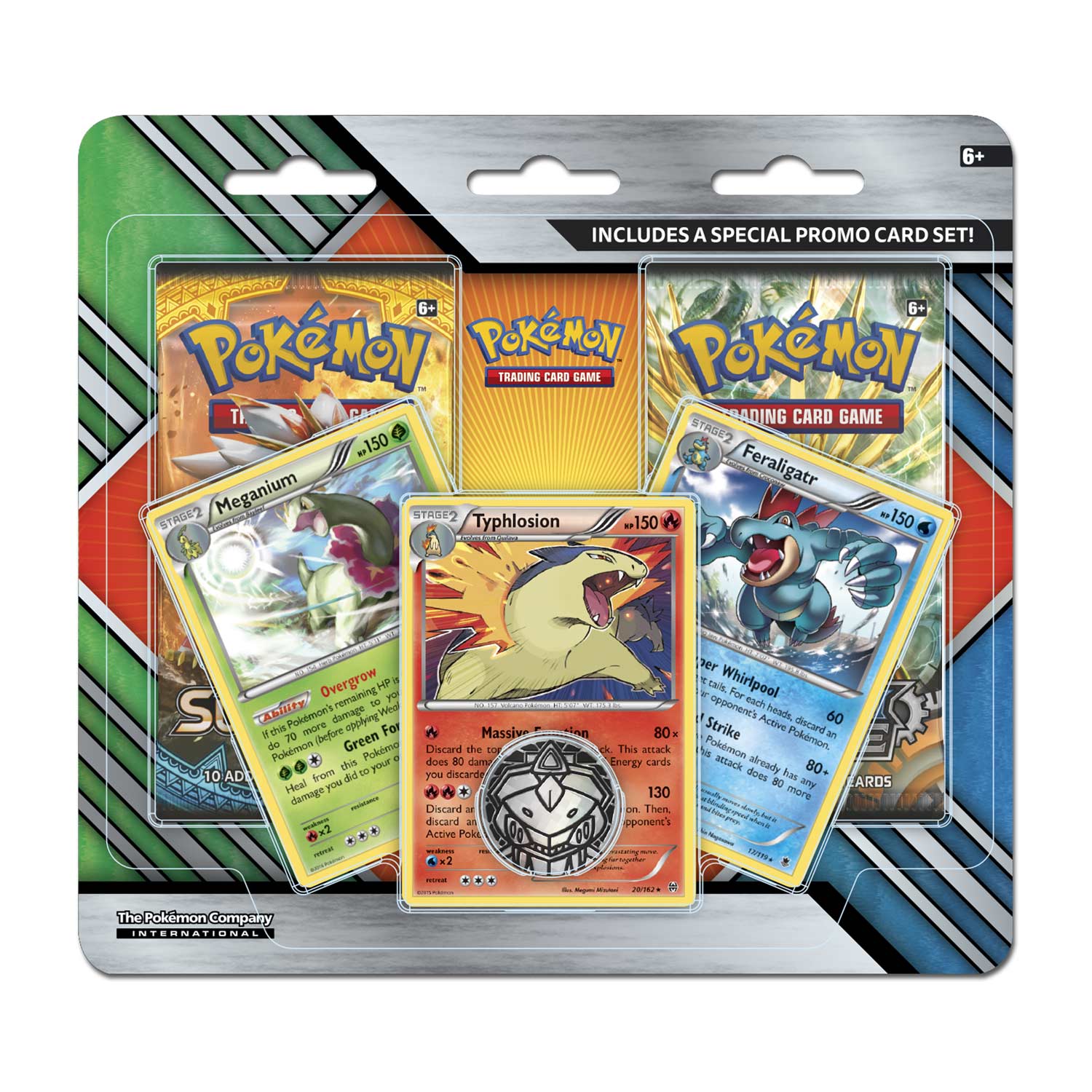 2-Pack Blister (Meganium, Typhlosion & Feraligatr)