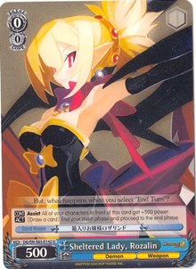 Sheltered Lady, Rozalin (DG/EN-S03-E142 U) - Disgaea