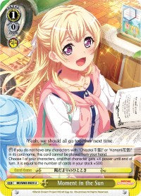 Moment in the Sun (BD/W63-E023 U) - BanG Dream! Girls Band Party! Vol.2