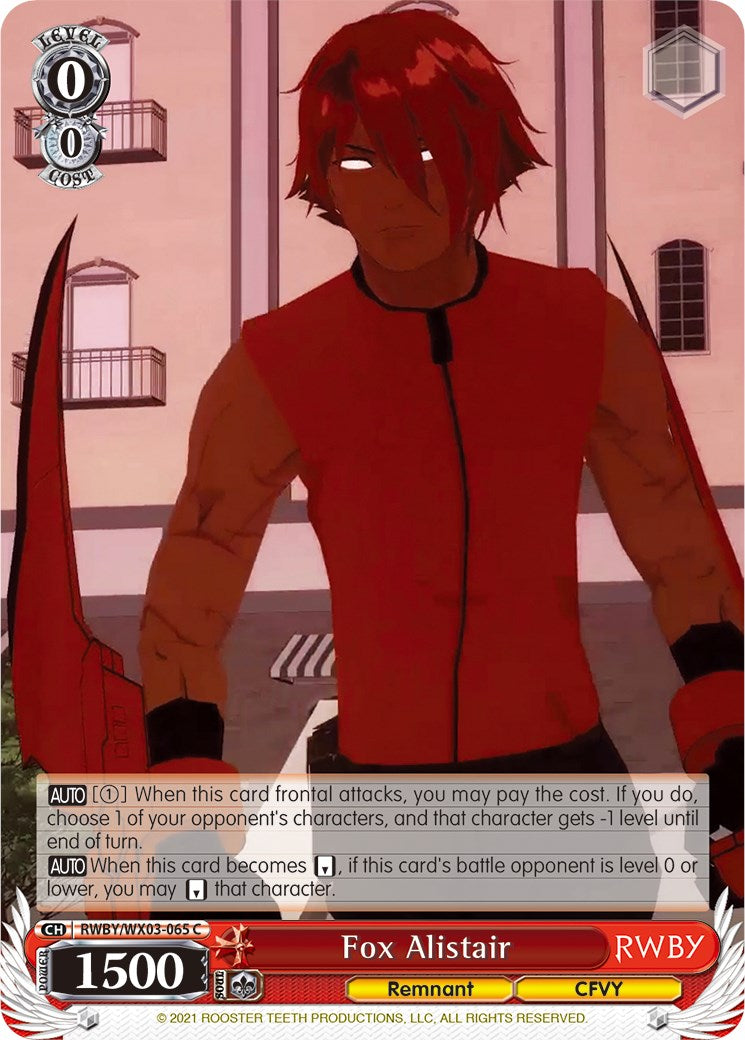 Fox Alistair (RWBY/WX03-065 C) - RWBY