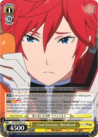 Cool Gesture, Reinhard (RZ/S55-E011 U) - Re:ZERO Vol.2