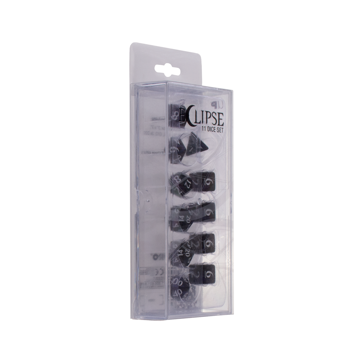 Ultra PRO: 11-Dice Set - Eclipse (Jet Black)