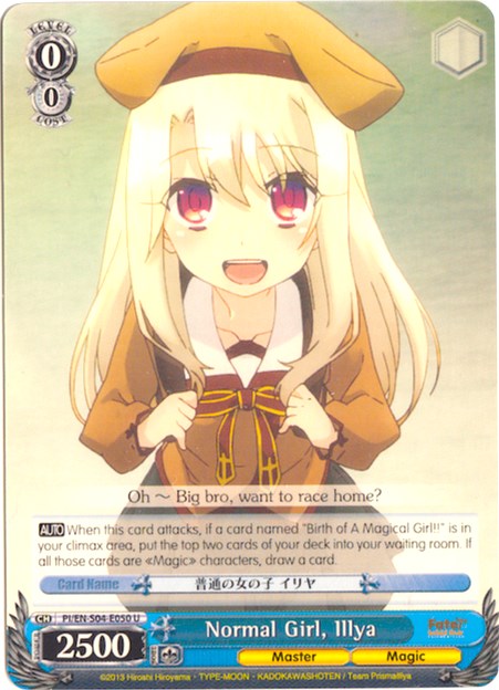 Normal Girl, Illya (PI/EN-S04-E050 U) - Fate/kaleid liner PRISMA ILLYA DX