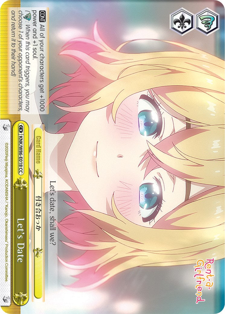Let's Date (KNK/W86-E018 CC) - Rent-A-Girlfriend