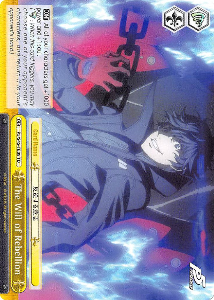 The Will of Rebellion (P5/S45-TE09 TD) - Persona 5