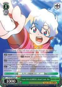 Team DAI-GURREN's Head Cook, Nia (GL/S52-E036) - Gurren Lagann
