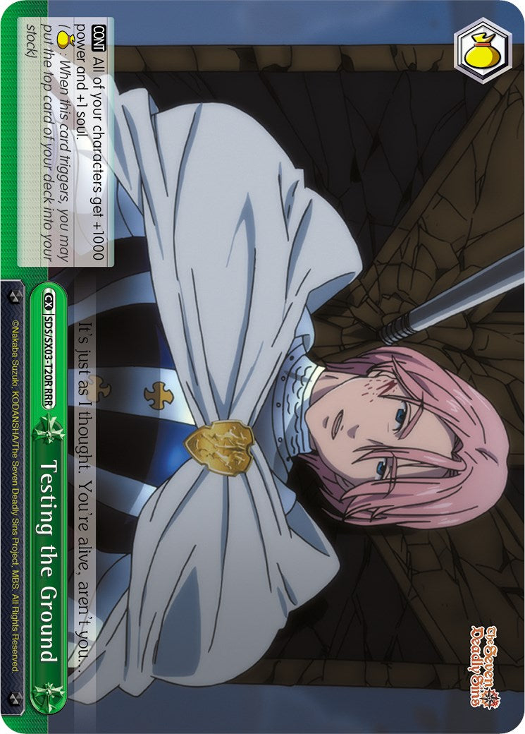 Testing the Ground (RRR) (SDS/SX03-T20R RRR) - The Seven Deadly Sins