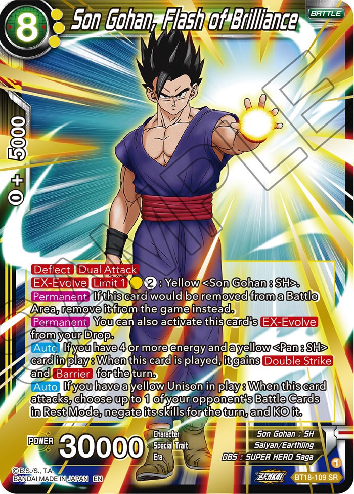 Son Gohan, Flash of Brilliance (BT18-109) [Dawn of the Z-Legends]