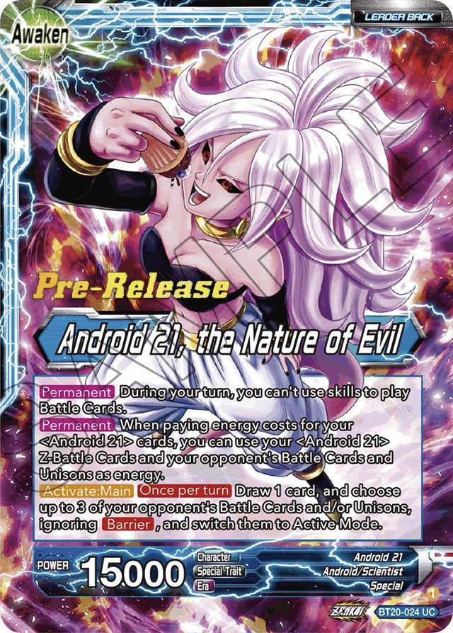 Android 21 // Android 21, the Nature of Evil (BT20-024) [Power Absorbed Prerelease Promos]