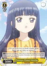 Tomoyo: Flower Viewing (CCS/WX01-023 C) - Cardcaptor Sakura: Clear Card