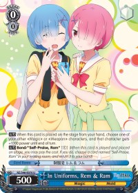 In Uniforms, Rem & Ram (RZ/S46-E070 U) - Re:ZERO