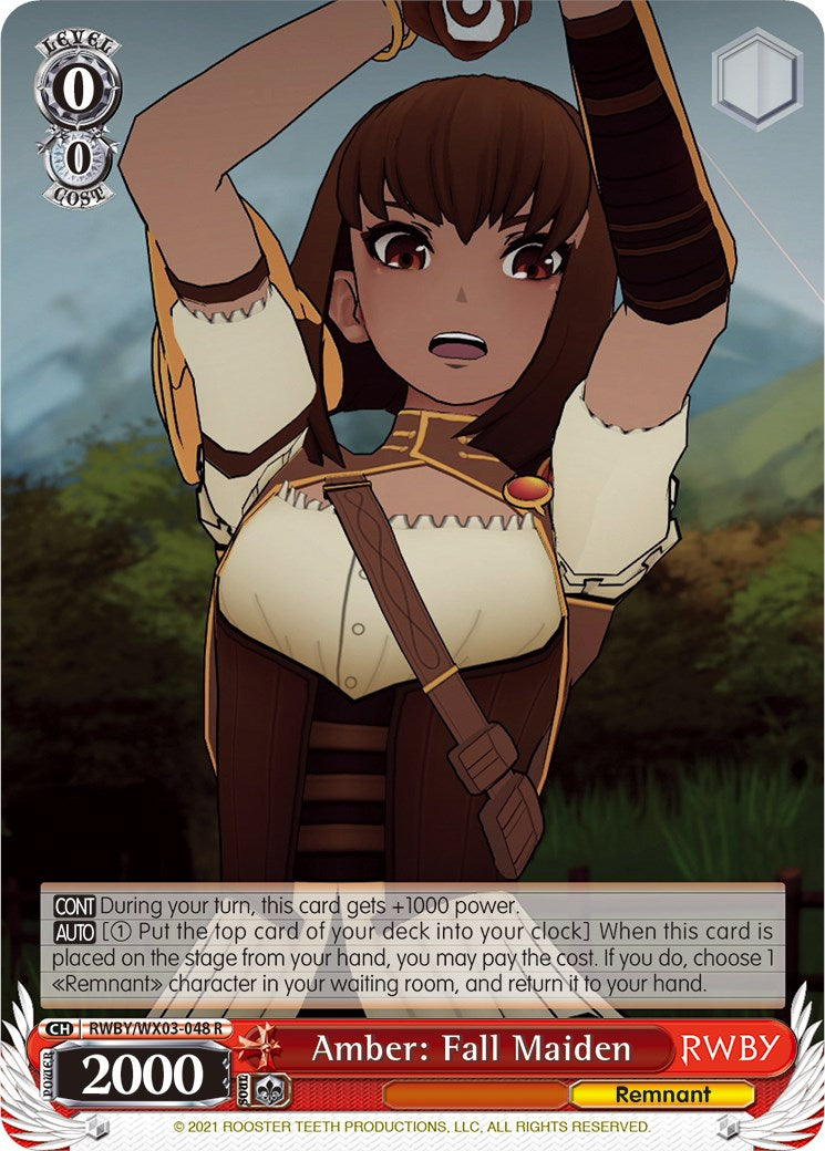 Amber: Fall Maiden (RWBY/WX03-048 R) - RWBY