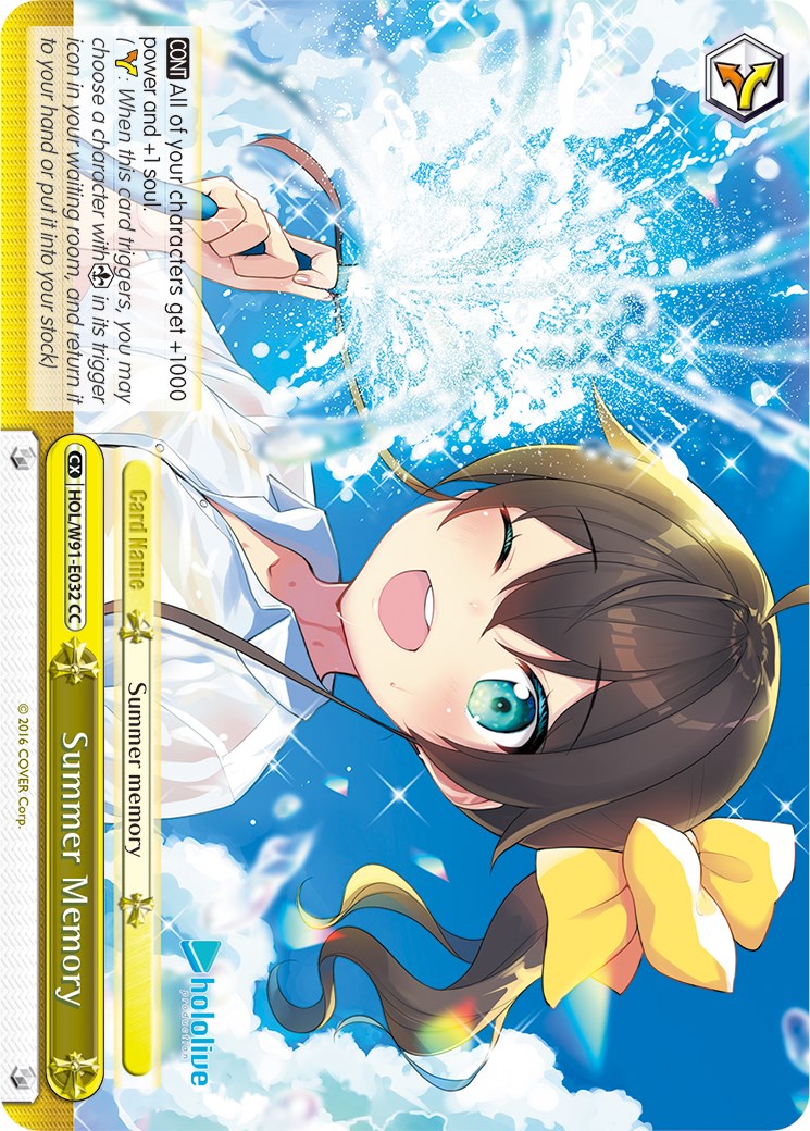 Summer Memory (HOL/W91-E032 CC) - hololive production