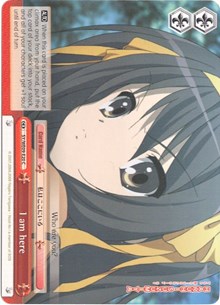 I am here (Foil) (SY/WE09-E20) - The Melancholy of Haruhi Suzumiya Extra Booster