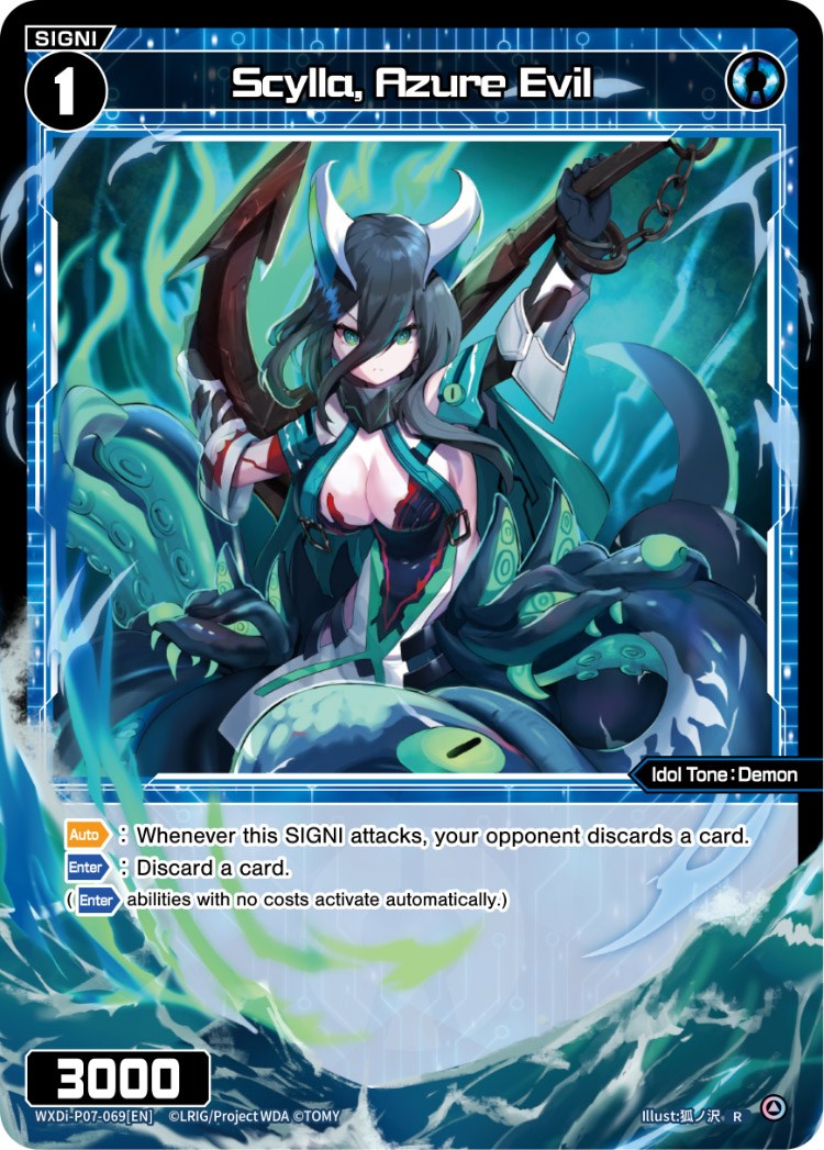 Scylla, Azure Evil (WXDi-P07-069[EN]) [Welcome Back Diva -Lostorage-]