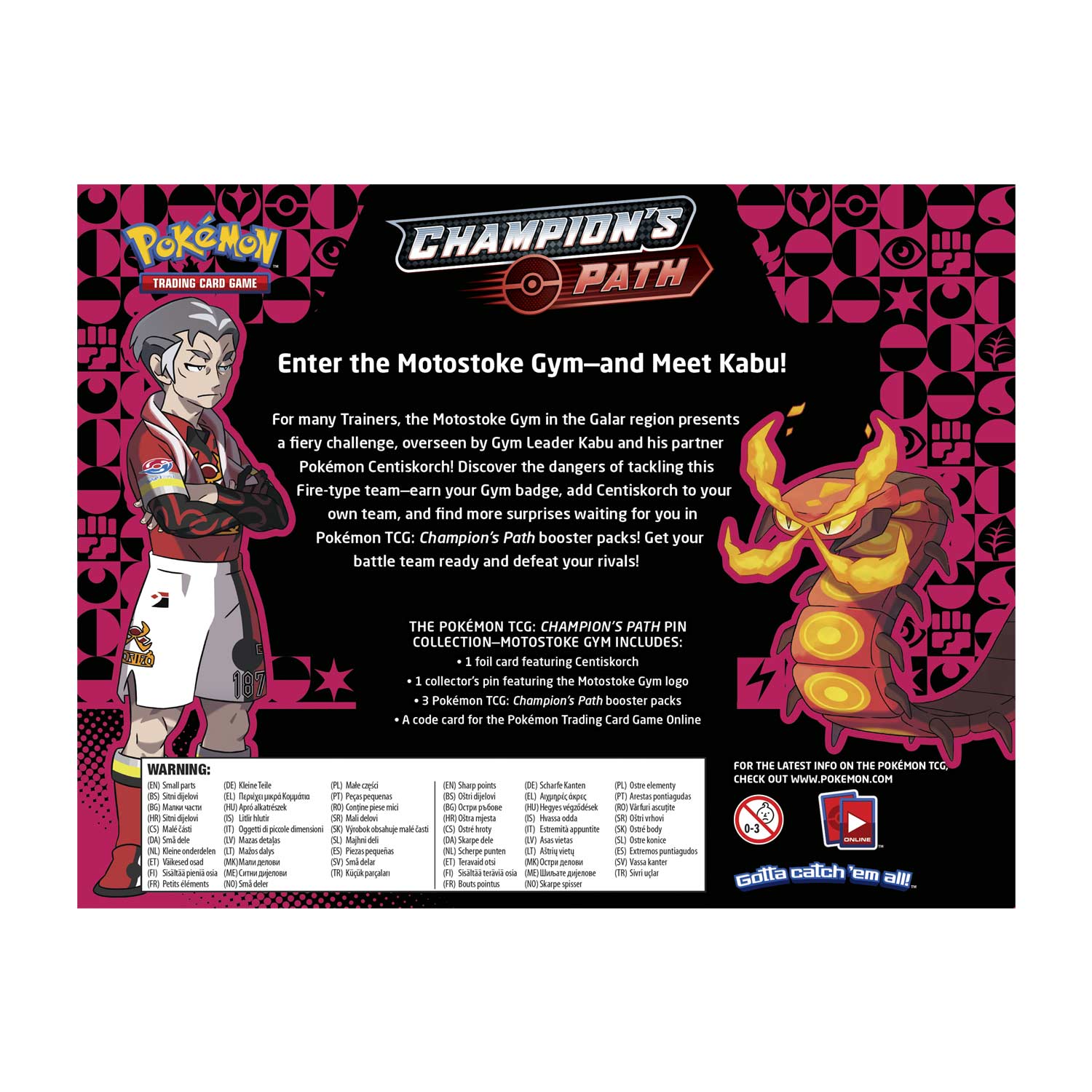 Champion's Path - Pin Collection (Motostoke Gym)
