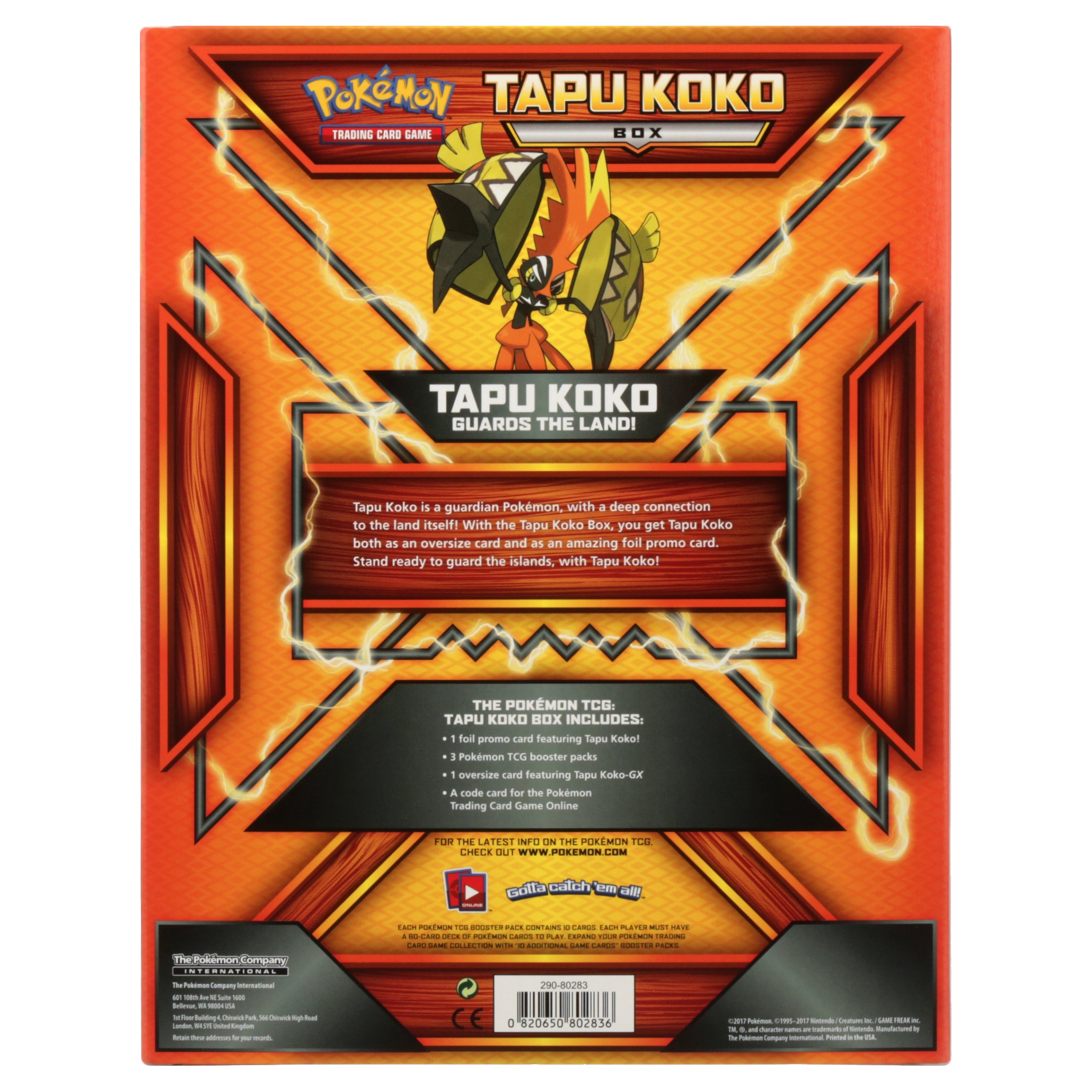 Sun & Moon - Tapu Koko Box Sun & Moon - Tapu Koko Box