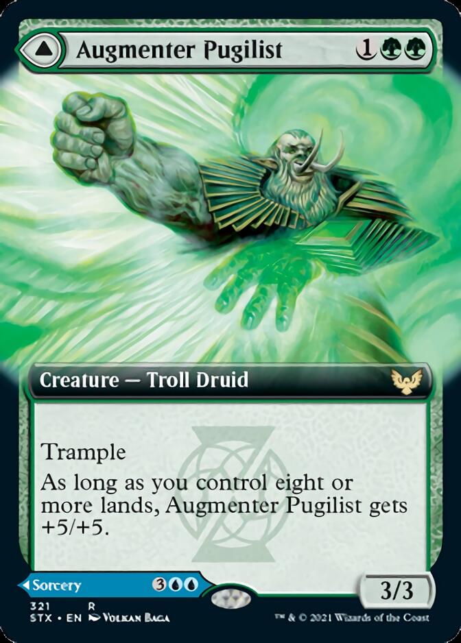 Augmenter Pugilist // Echoing Equation (STX-321) - Strixhaven: School of Mages: (Extended Art)