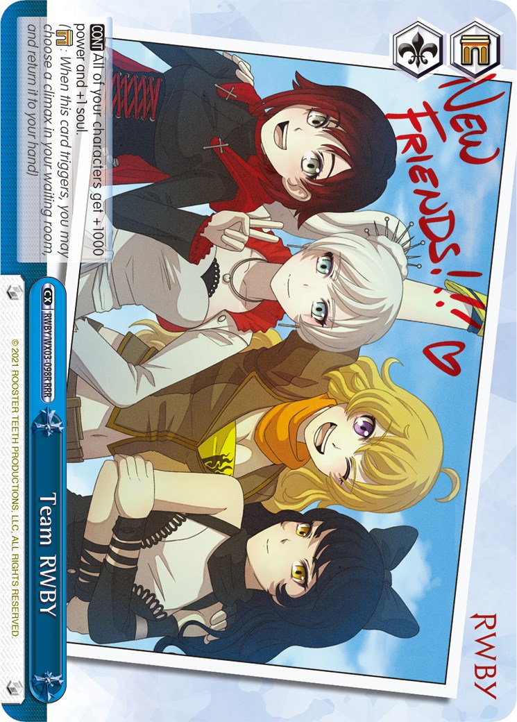 Team RWBY (RRR) (RWBY/WX03-098R RRR) - RWBY