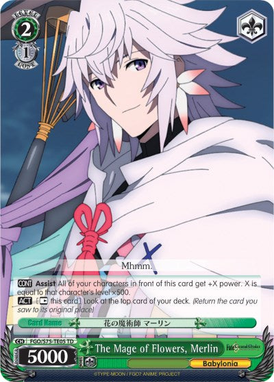 The Mage of Flowers, Merlin (FGO/S75-TE05 TD) - Fate/Grand Order Absolute Demonic Front: Babylonia